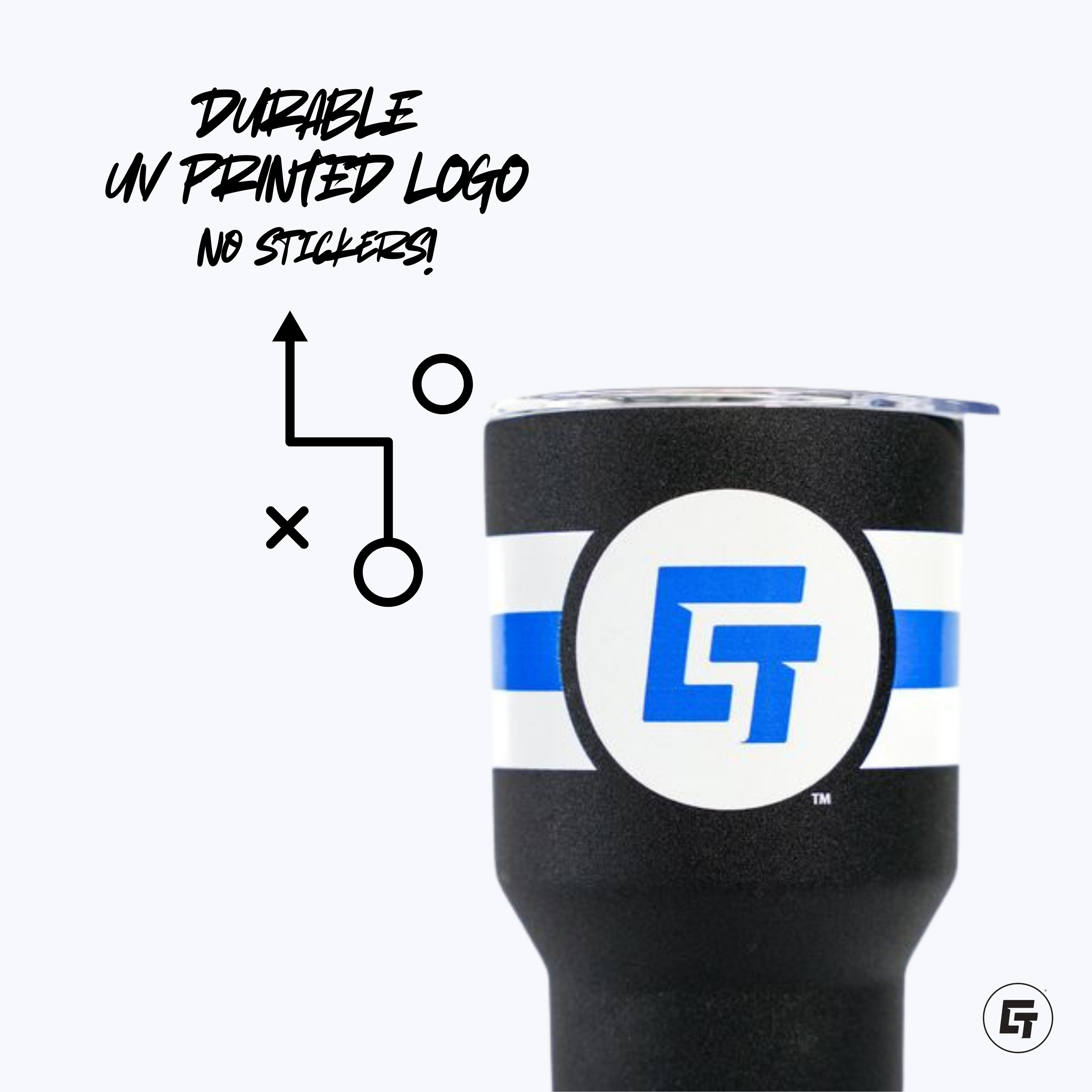 Virginia Cutters - 30oz Maroon Tumbler