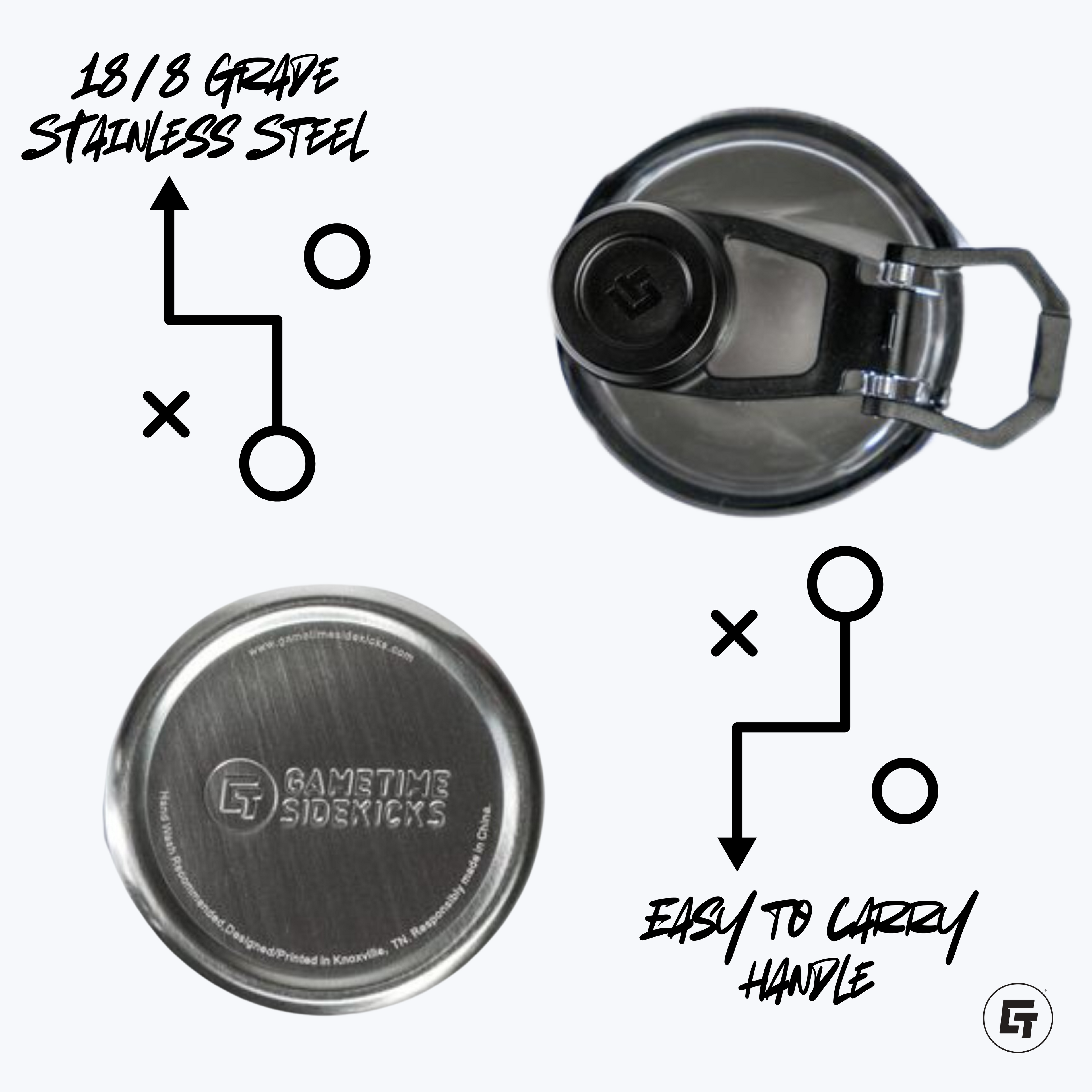 Virginia Cutters - Blue Shaker Bottle