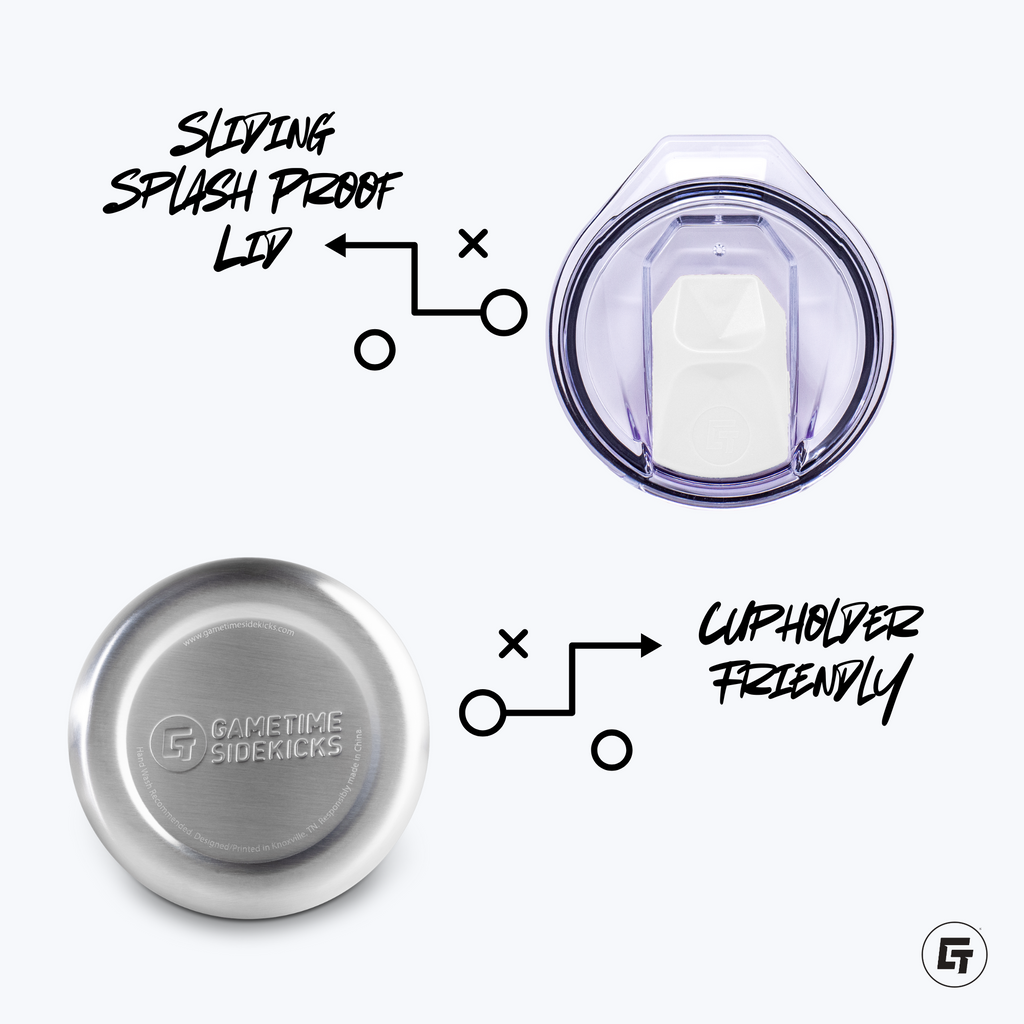 Virginia Cutters - 12oz Light Blue Stemless Tumbler