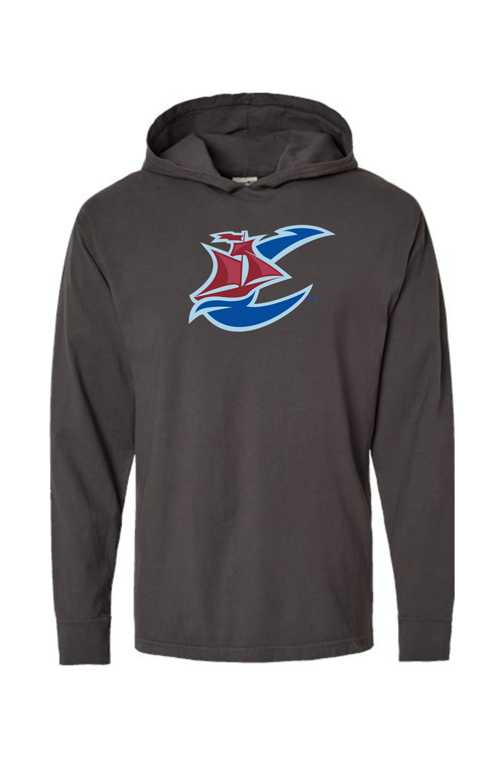 Virginia Cutters - ComfortWash by Hanes Garment-Dyed Jersey Hooded Long Sleeve T-Shirt