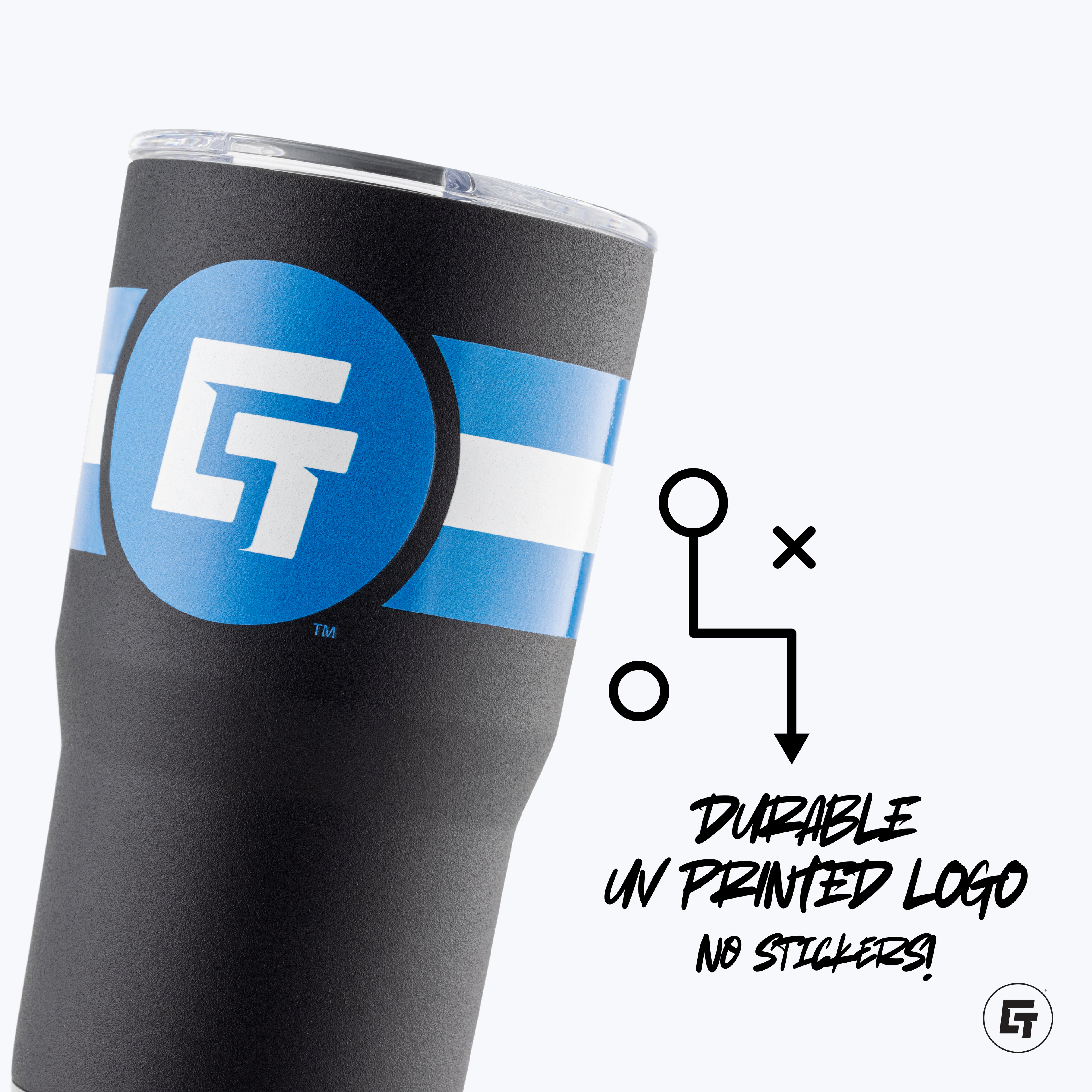 Virginia Cutters - 20oz Black Tumbler